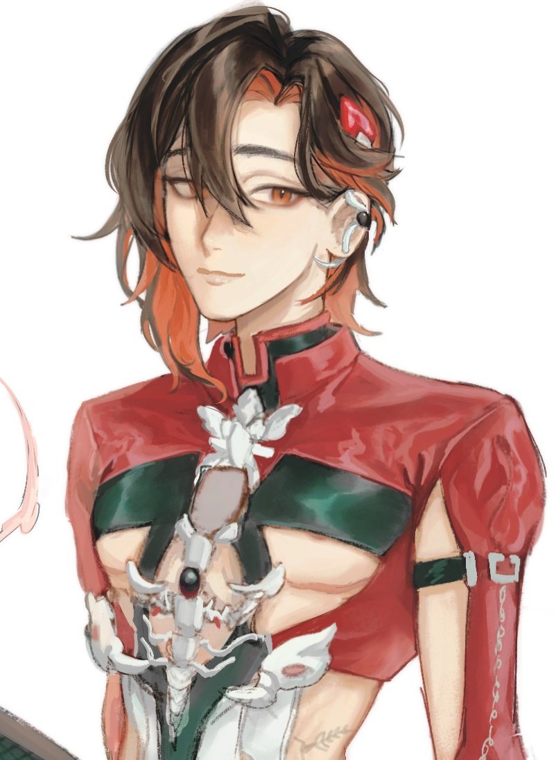 ifind_newblood's tweet image. here is a version with top surgery scars bc why not #NUcarnival