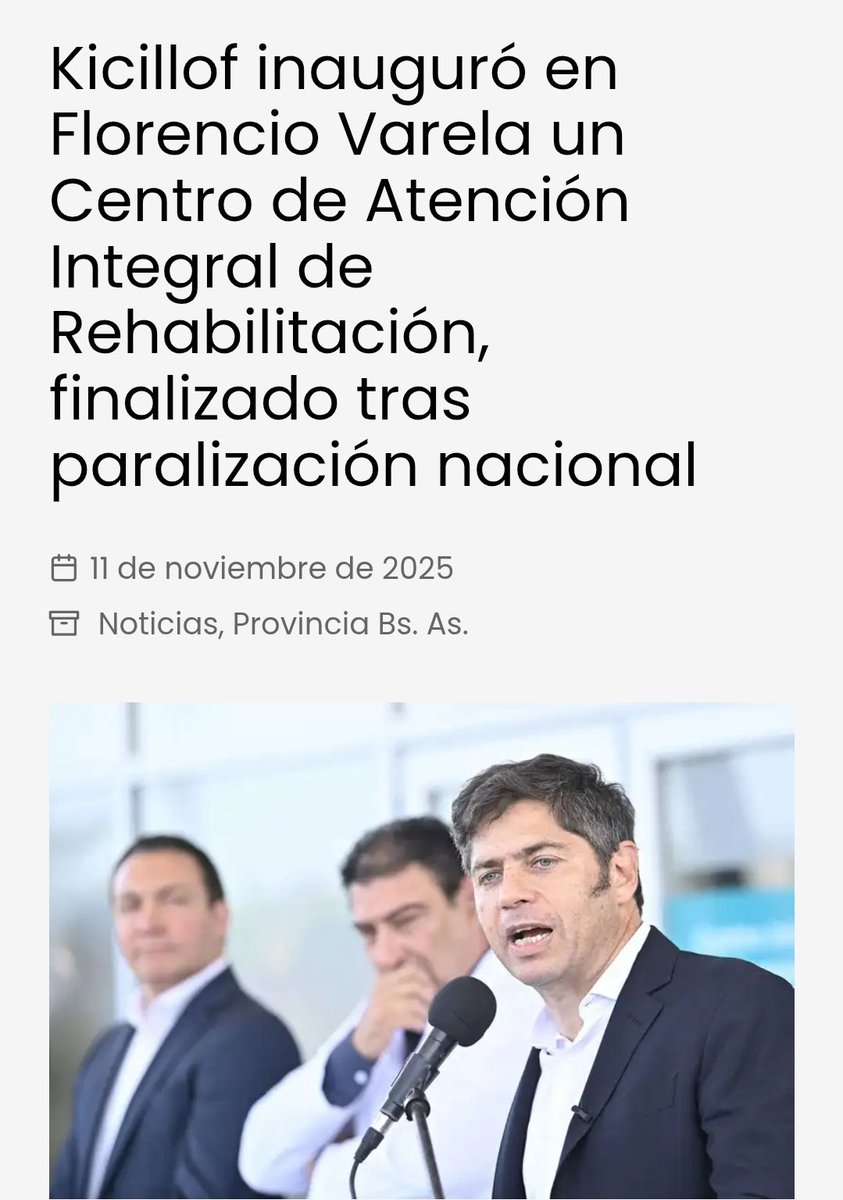 Che , Kicillof cuantas veces inauguraste el mismo hospital?