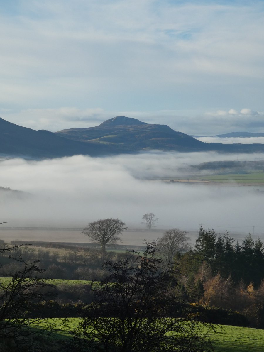 shamblesklutz's tweet image. Cloud inversion in the Howe today. Always special to see.
#cloudinversion #HoweofFife #Fife #Scotland @BBCScotWeather @bbcweather @VisitScotland