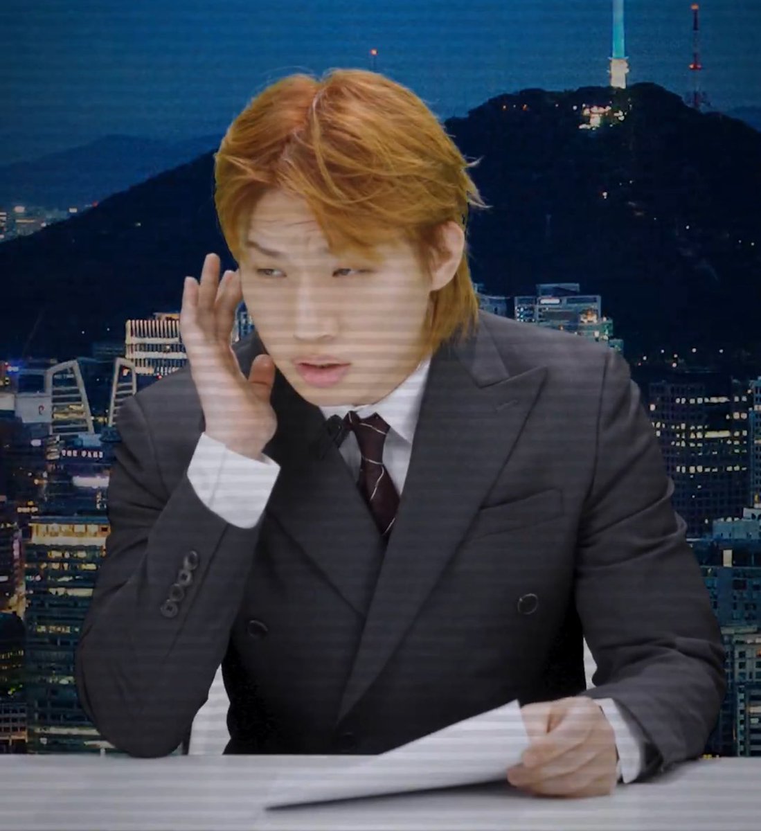 daehoist's tweet image. the ginger hair makes daesung look like the golden tabby tigers