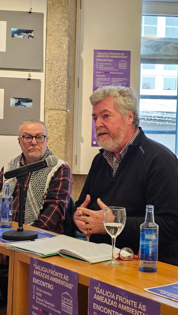 Hoxe, plataformas e sociedade citáronse en Compostela para falar do coidado do medioambiente da nosa Galicia.