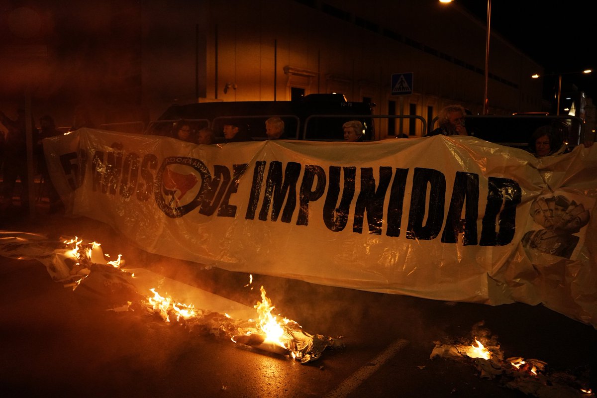 Manifestación por los 50 años de impunidad franquista organizado por la Coordinadora Antifascista de Madrid.

22 de noviembre de 2025 , Madrid 

Mikel Bejarano Pérez