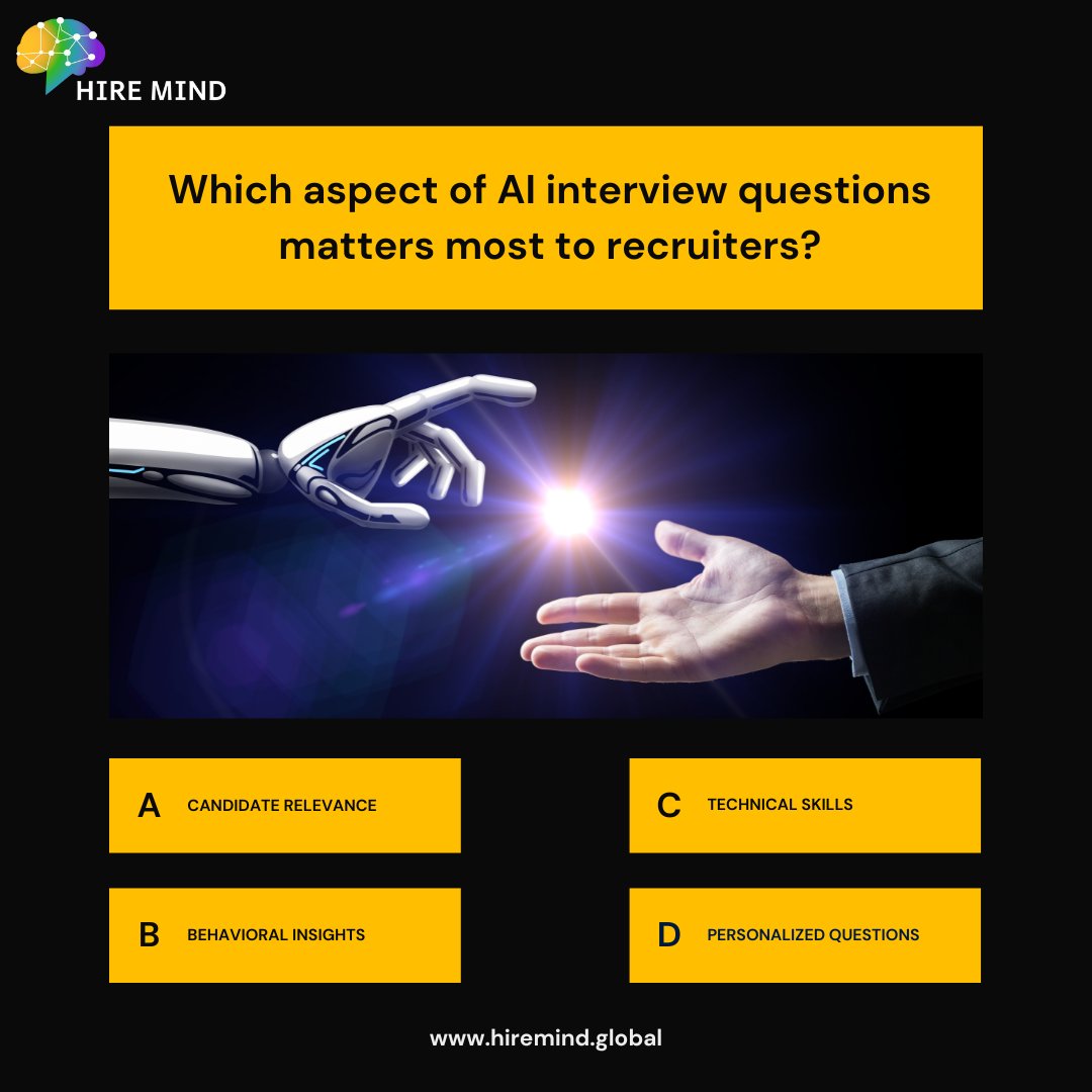 AiDigitechUK's tweet photo. AI is transforming recruitment. Which aspect of AI interview questions do you consider most important for recruiters? Share your insights below.
Visit https://t.co/HDj2JOEV7A or DM us to book a demo of our AI Interview System.
#AI #RecruitmentTech #HRTech #HireMind #BRDigitechUK https://t.co/RCB02SHmET