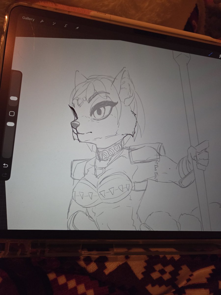 Krystal in Procreate 
#starfox #Krystal