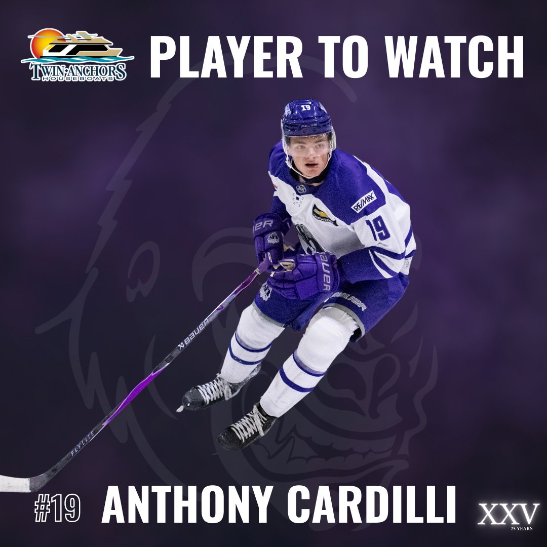 SASilverbacks's tweet image. Tonight&apos;s Twin Anchors Houseboat Vacations Player to Watch is Anthony Cardilli!

The assistant captain has 3 goals and 8 assists this year and is coming off of a 2-point game last night!