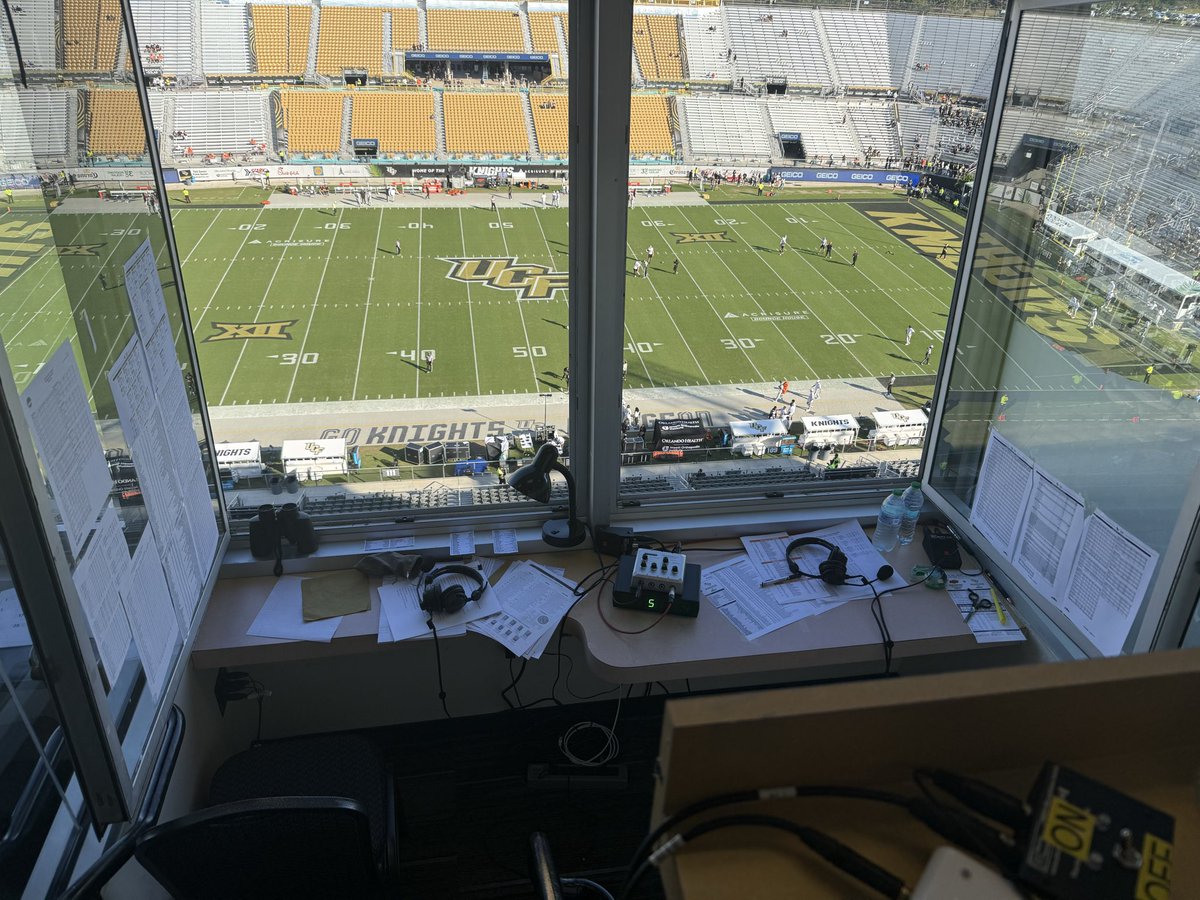 ucf_marcdaniels's tweet image. I’ve been here for all 122 games played in this stadium. A new booth in the new tower next year….so one final call in booth 608