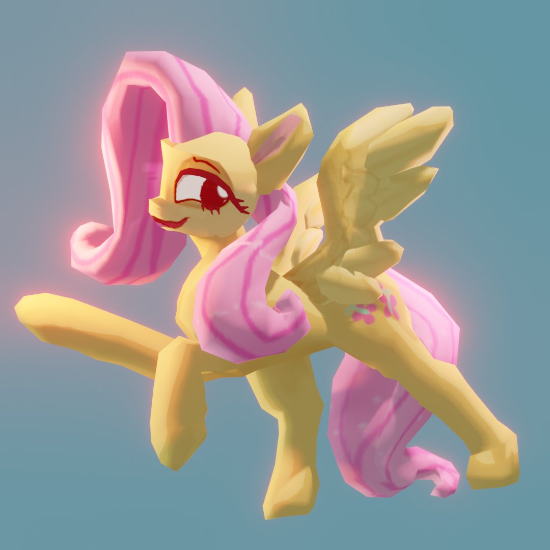 Brovia6's tweet image. Finally Fluttershy as a Lowpony ^^ &amp;lt;3

Do u think shes made of Bananas or lemons?
