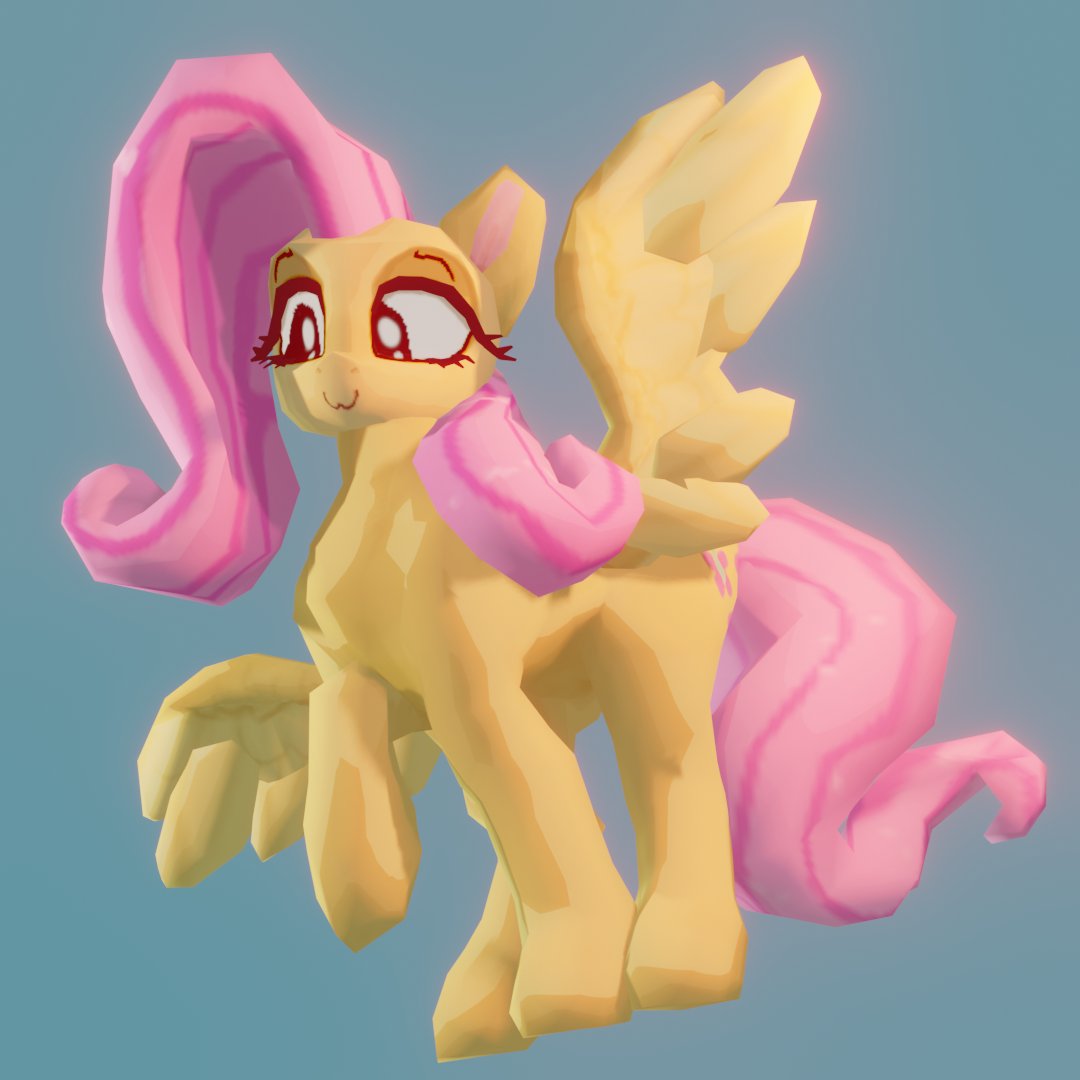 Brovia6's tweet image. Finally Fluttershy as a Lowpony ^^ &amp;lt;3

Do u think shes made of Bananas or lemons?