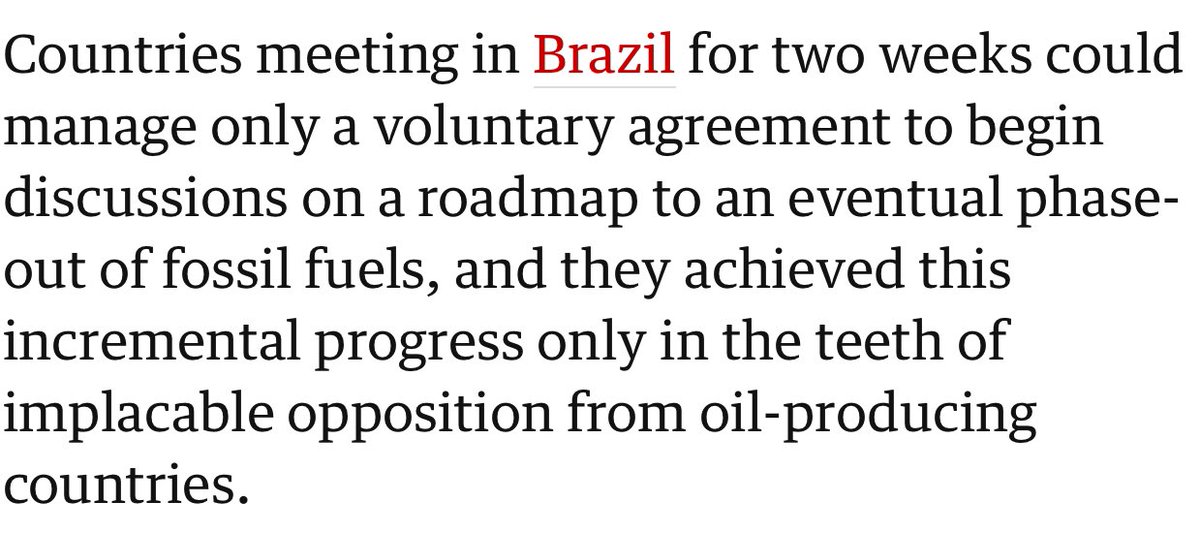 daveyates's tweet image. If this is all that has been agreed at COP in Brazil, then the world is on a long walk off a short plank 

theguardian.com/environment/20…

 #COP30 #fossilfuel #environment
