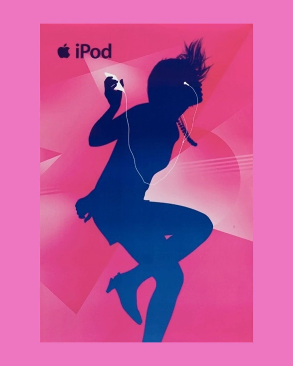 PeoplesGDArc's tweet image. iPod Silhouettes Ads by TBWA/Chiat/Day, 2003
Archived by Juan Figueroa-Badel

Visually striking and placed all over cities, these simple but intense designs are a staple of advertising from early 2000s

#peoplesGDArchive
#GDArchive
#appledesign

Social Media Post by @eve.sage.art