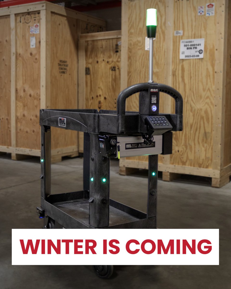 MuLTechnologies's tweet image. Winter is coming, and so are your material runs. 
MARC® is your loyal knight. 
MūL Technologies, Automation that protects your throne.

#Automation #SmartWarehousing #MaterialHandling #Minneapolis