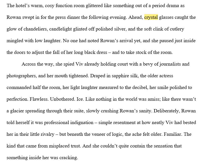 TitaniaTempest's tweet image. #WIPSnips prompt 22/11 - #crystal