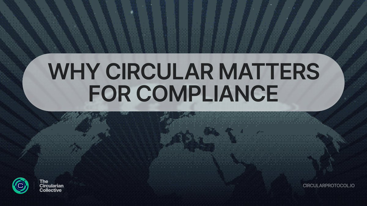 circularweb3's tweet image. Why Circular Matters for Compliance

Science doesn’t just generate data it generates regulated data.

Clinical results, genomic sequences, lab outputs, supply-chain events…

Every dataset in modern science is governed by strict rules:
GDPR, HIPAA, MiCA, FDA frameworks, GCP, and…