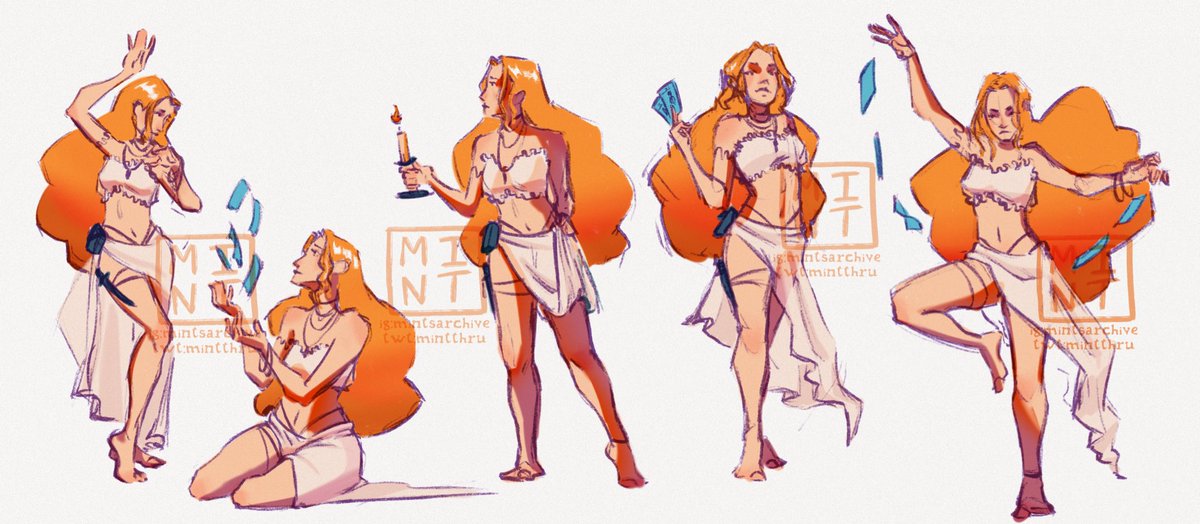 mintthru's tweet image. i gave her some more color&amp;lt;3