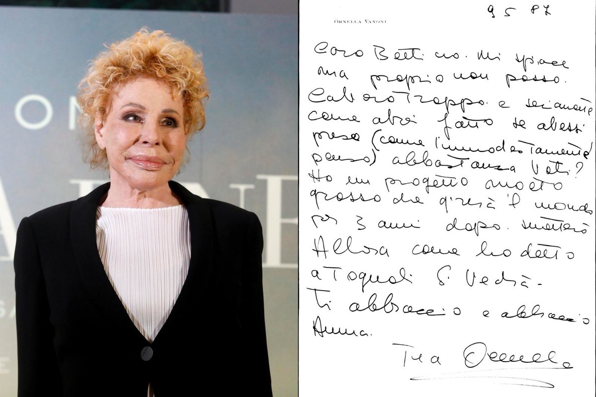 Ornella Vanoni, la lettera del gran rifiuto a Bettino Craxi che la voleva in Parlamento. Disse sì invece a Letizia Moratti, ma la sua candidatura a Milano fu un flop. E negli ultimi anni la simpatia per Marco Furfaro è Gianluigi Paragone open.online/2025/11/22/orn…