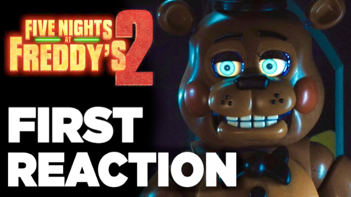 FuhNaff's tweet image. My Out Of Theater reaction to the FNAF 2 movie is OUT NOW!!!!

This is just my initial reactions to the movie with NO SPOILERS‼️