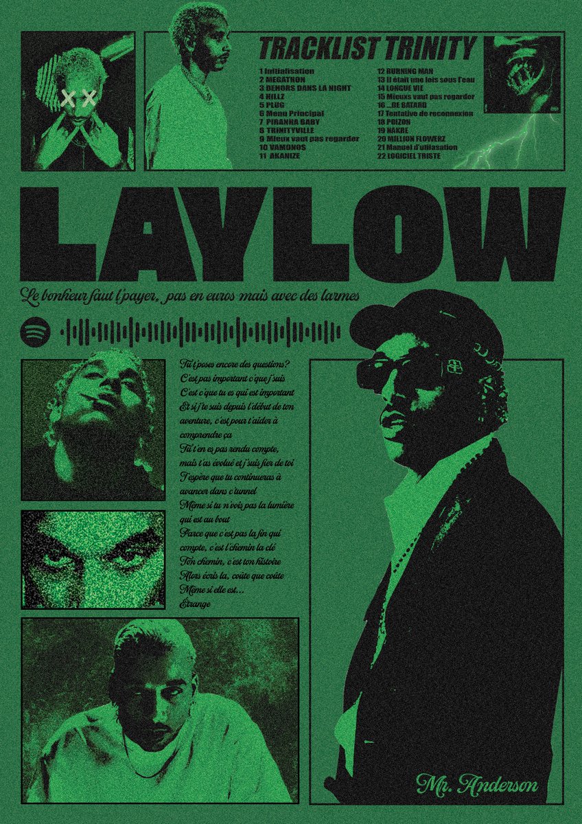 blaxaz's tweet image. Fanart of Laylow 
#poster #Graphisme