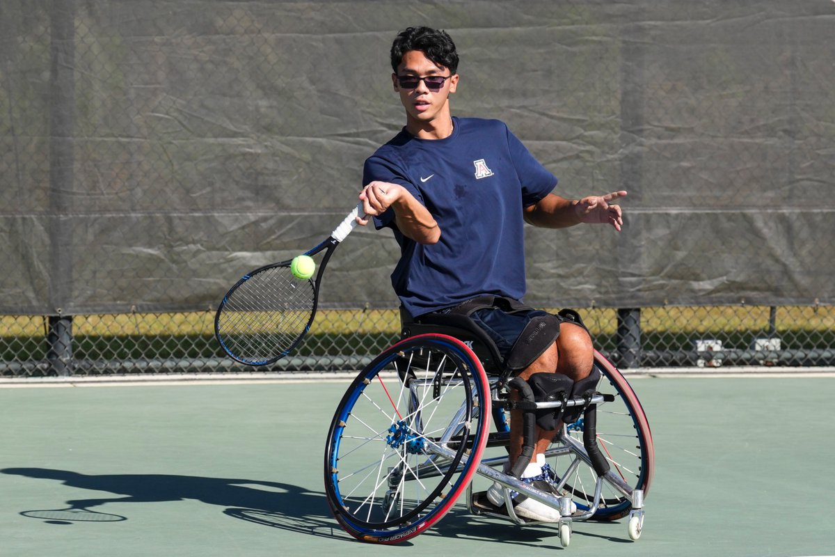 usta's tweet photo. .@ArizonaMTennis' Maximus Wong is on to the final of the ITA Collegiate Wheelchair National Singles Championship! https://t.co/jdOBsumad7