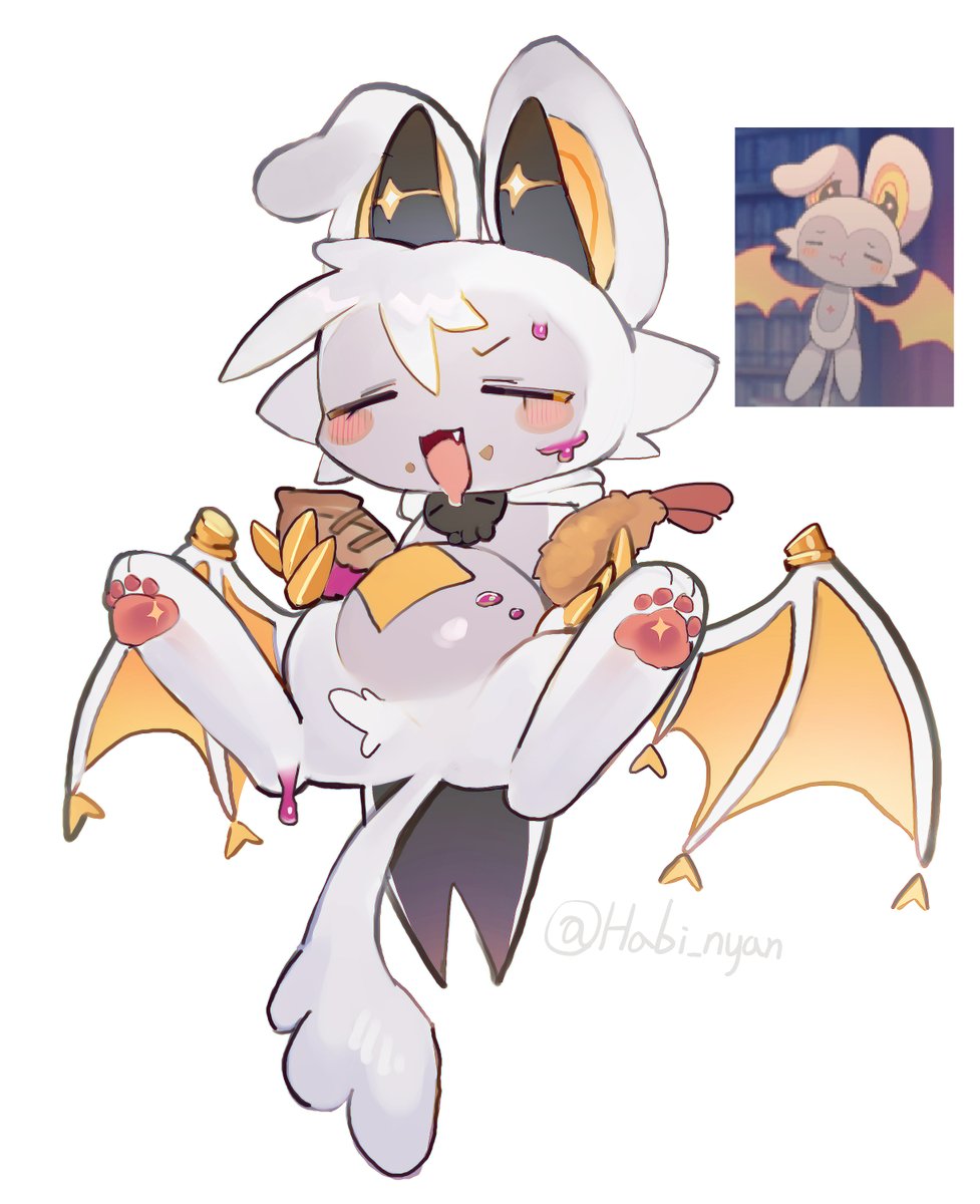 Habi_nyan's tweet image. でびるんサイズのザコウモリ達
#でびコネ