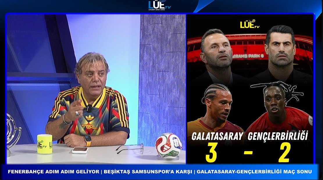 Levent Ümit Erol: ''Galatasaray, önümüzdeki hafta Kadıköy'de de kaybedecek.'' <a href="/leventumiterol/">LEVENT ÜMİT EROL</a> 

CANLI: youtu.be/-BC2h4CC9pU
