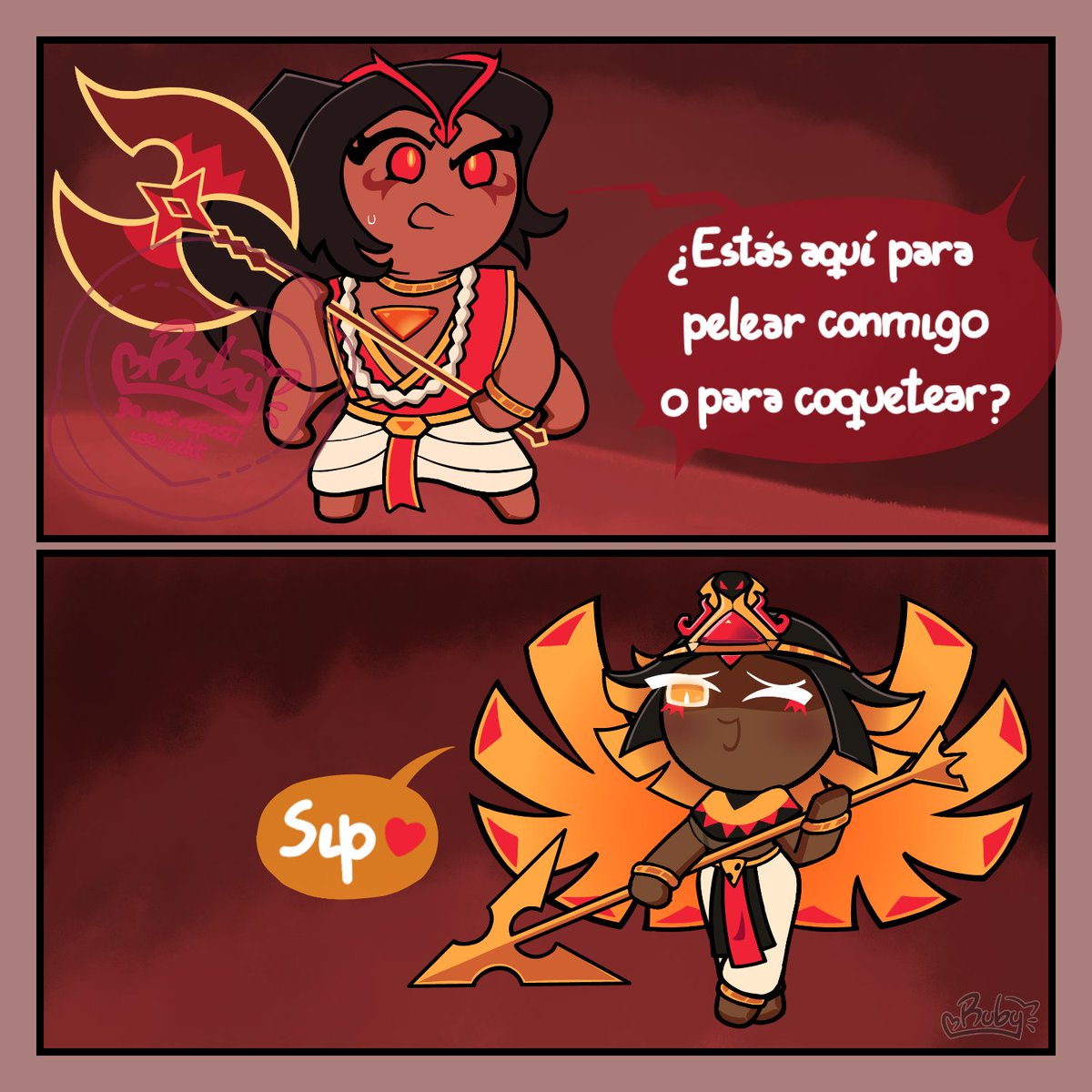 _ANG_Ruby_'s tweet image. Day 4: Swap
No se me ocurría la situación hasta que recordé un meme, me gusta pensar en un au donde tengan esta dinámica xd

Ya solo me falta un día osiosi

#burningcheese
#BurningCheeseWeek2025