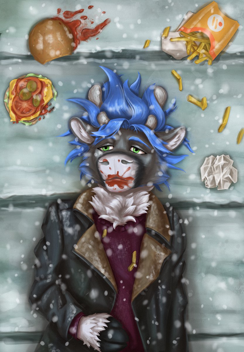 CuteRaccoo's tweet image. Vkusno i tochka.
For @MWapken 

#art #furry #deer #bladerunner2049