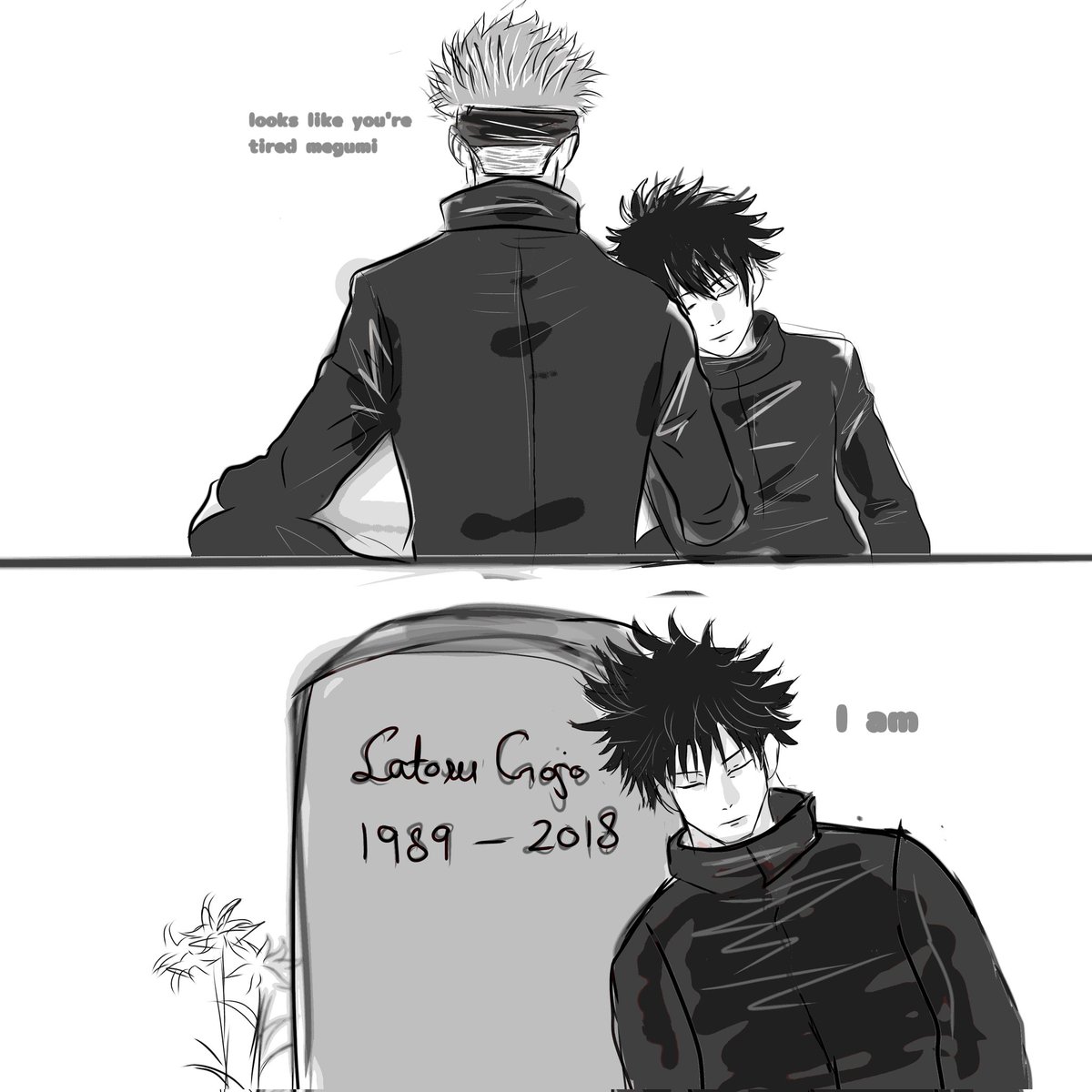 levitonin's tweet image. #gojo #megumi