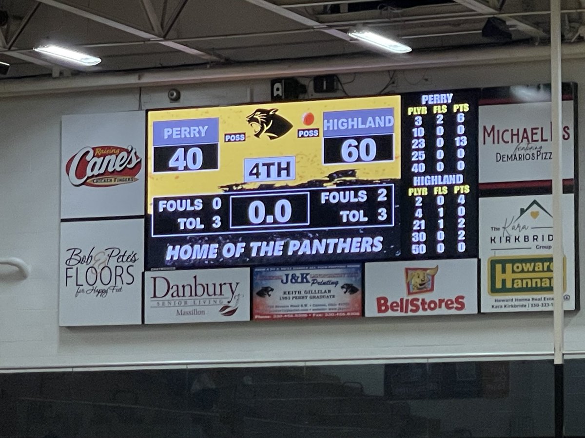 PerryAthletics's tweet image. Varsity Girls Basketball Final:
Highland 60
Perry 40
#flcscores