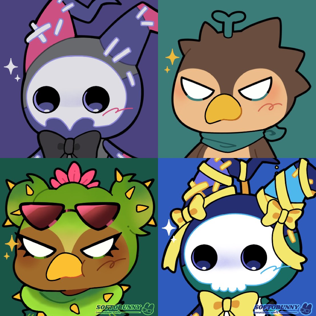 softobunny's tweet image. POPPETS &amp;amp; BUBBIES ICONS ALWAYS OPEN!
I wish to draw more of this lil guys 🙏

order trough the ko-fi 🔗 below!
