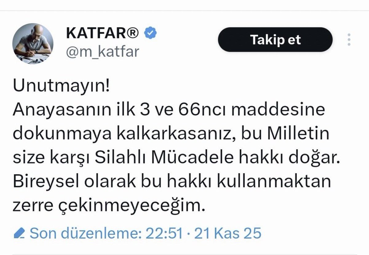 Bu kişiler hem devleti tehdit edip hem de burda ticaret yapıyorlar.
Bunların dokunulmazlığı nedir bakanım?
<a href="/AliYerlikaya/">Ali Yerlikaya</a> <a href="/TC_icisleri/">T.C. İçişleri Bakanlığı</a> 
<a href="/iletisim/">T.C. İletişim Başkanlığı</a> <a href="/burhanduran/">Burhanettin Duran</a>

Neden bunlar rahat bir şekilde devlete karşı silahlı mücadeleye gireceğini söyleyebiliyor?
Burası muz cumhuriyeti mi?