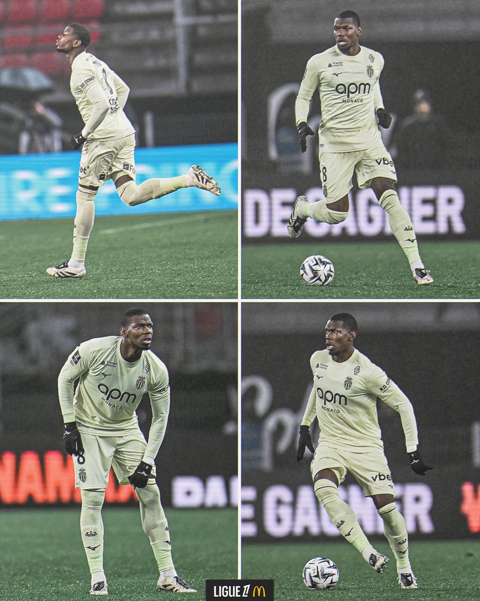 Things we love to see.
We’re not dreaming.

Paul Pogba made his L1 debut today. ❤️