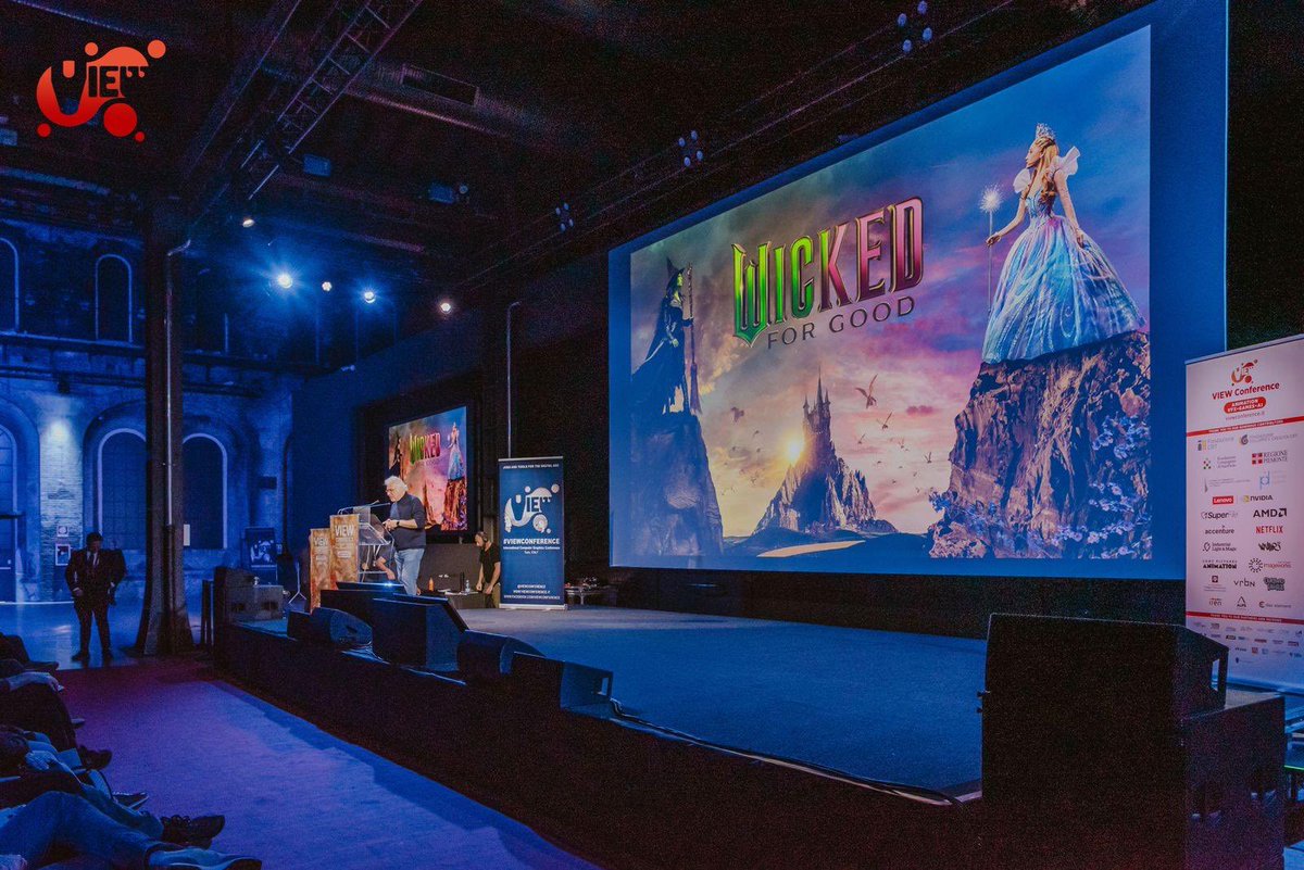 to_megutierrez's tweet image. Went to see #WickedForGood film &amp;amp; loved it! Go see it! Now playing in cinemas.

At @ViewConference #pablohelman &amp;amp; #dalenewton gave a brilliant talk. 

#viewconference2025 #animation #vfx #fx #games #ai #cgi #film #art #realtime #vr #ar #xr #mr #virtualproduction #3d