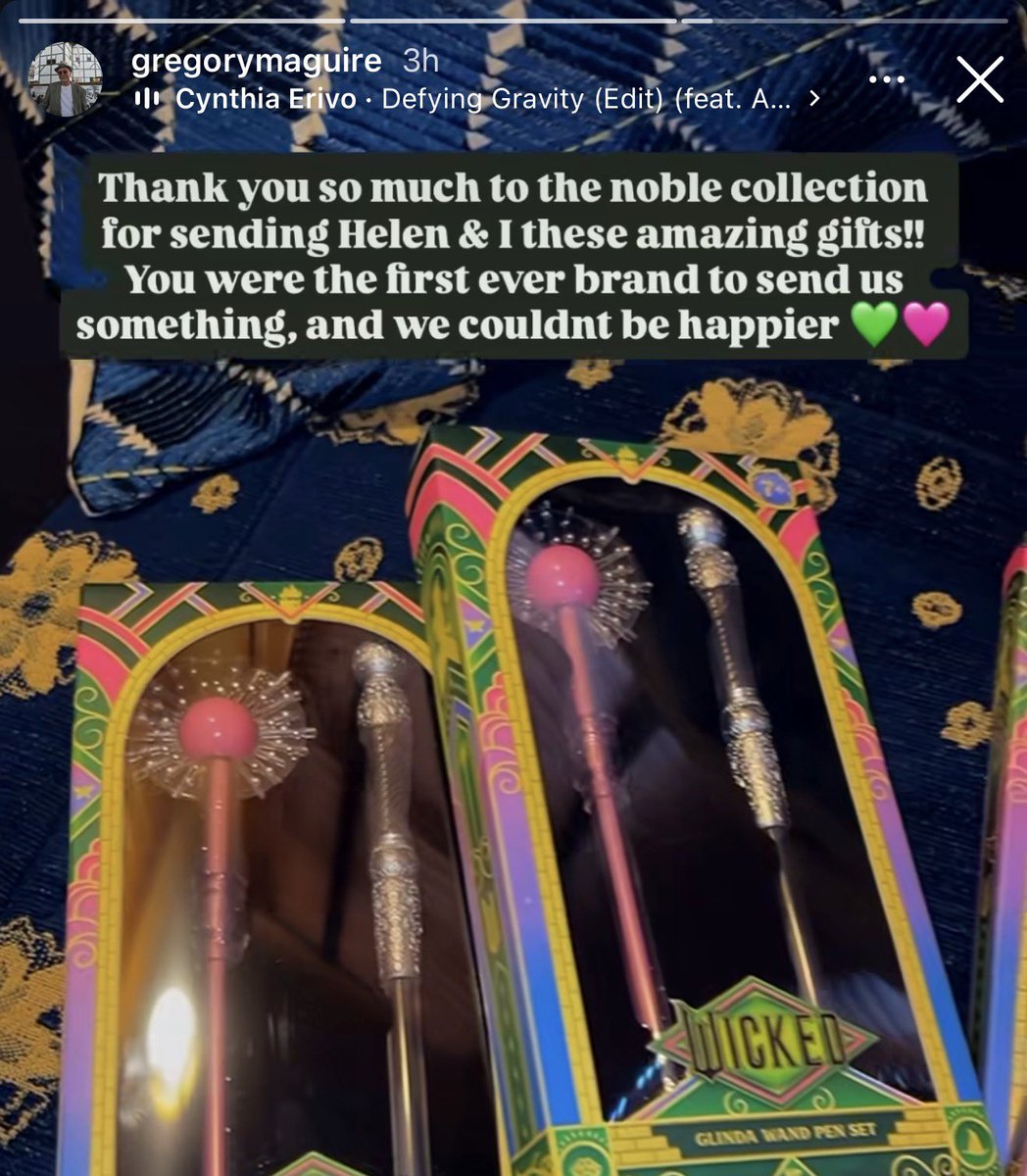GlindaGrande_'s tweet image. Imagine being THE Gregory Maguire, the author behind Wicked, and getting completely ignored when it comes to the PR merch. “You were the first brand to ever send us something”… but sure, influencers are the ones who deserved it, right? Kinda sad, honestly..... 😅