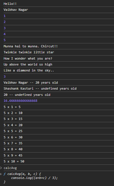 VaibhavNagar03's tweet image. 🚀 Day 35 of #Phase2 #90DaysOfCode 🚀
Missed the last 2 days due to fever + end-sems 🤒📚

Still showed up today 💪
📘 Learned Functions in JS
🔹 Functions with arguments
🧠 Solved multiple practice questions

#JavaScript #WebDevelopment #CodingJourney #LearningInPublic