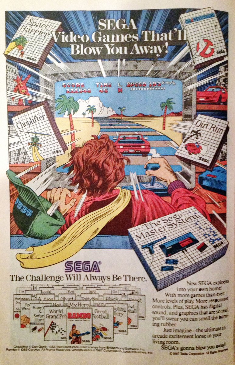 hypercombogamer's tweet image. The Sega Master System celebrates its 40th anniversary.

#SegaMasterSystem #RetroGaming #GameDev