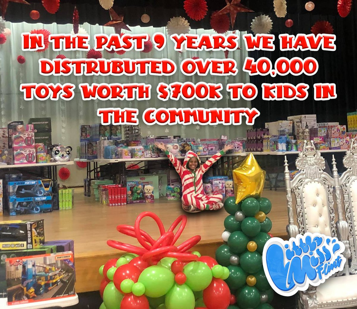 LittleMissFlint's tweet image. It&apos;s my favorite time of the year. My 10th annual toy giveaway. Yes I said 10th and I&apos;m only 18!! The goal is to take care of 1k kids this year.
$60 sponsors a kid
cashapp $LittleMissFlint
Paypal.me/LittlemissFlin…
gofundme.com/f/team-mari-ch…