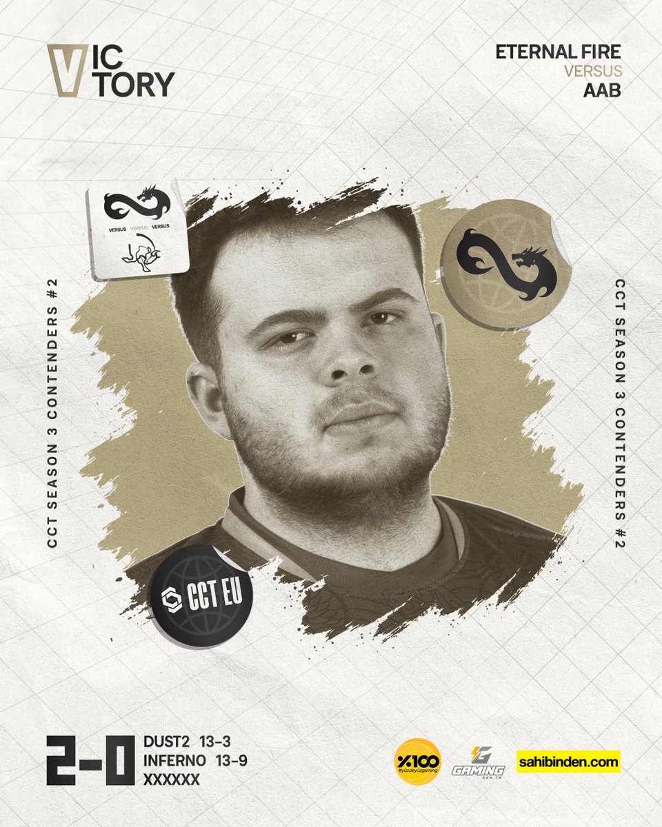 Lower sevdası bi başkadır bizde. 

CCT S3 Contenders #2’de rakibimiz AaB’ye karşı 2-0 skorla galibiyet alıyoruz! 🔥

#forEF | #yüzdeyüzgaming