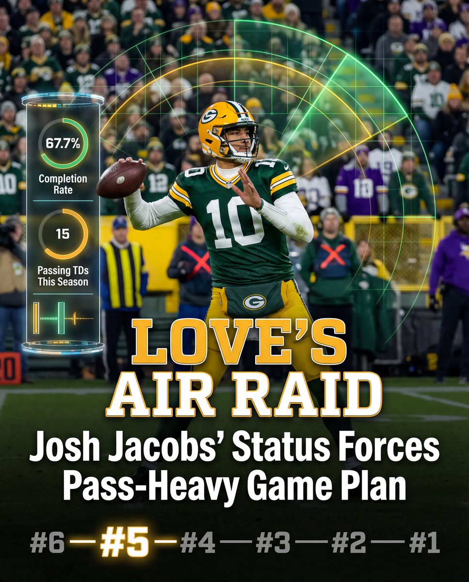 deepchampai's tweet image. 🏈 Jordan Love NFL Spotlight
Jordan Love is putting on a show for NFL against Minnesota Vikings.
The shocking discovery: Jaxson Dart, the college phenom from Ole Miss, was mistakenly linked to the New York Giants&apos; roster for this…
Full sli…
#NFL #DeepChampAI #JordanLove #GB…