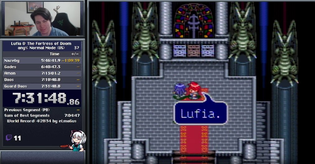 First completed run of Lufia &amp; The Fortress of Doom!

It turns out the final Gades fight is really really hard haha. Note to self: farm more Miracles and Ex-potions next time.

New Goal: sub-6
