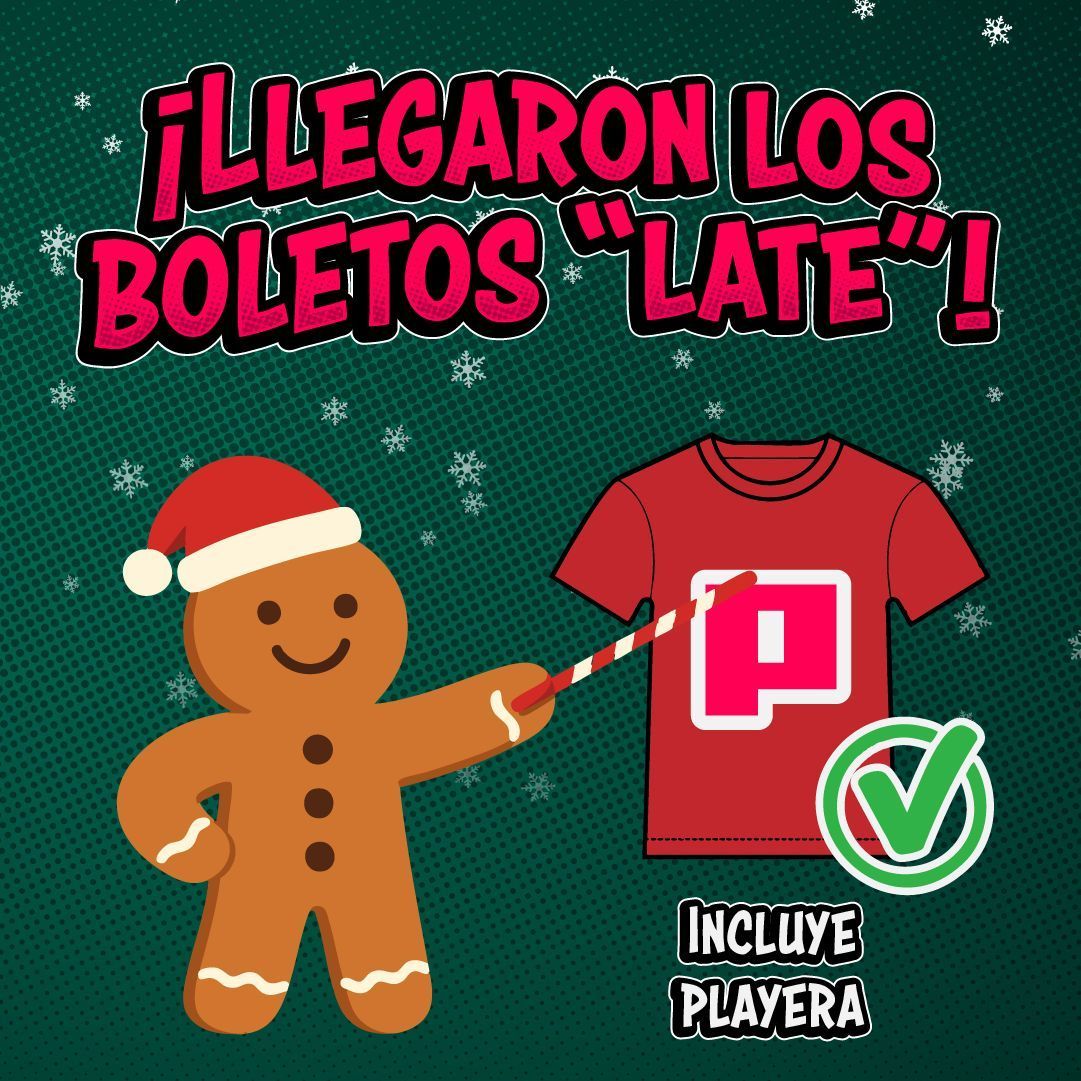posadev's tweet image. 🎄🎟️ ¡Ya hay boletos LATE!
Incluyen playera oficial y están en 👉 posadev.org
