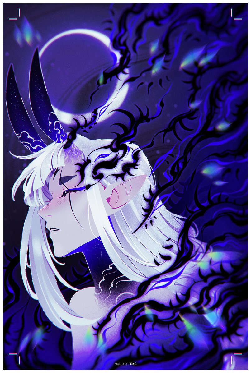 mathildeperie's tweet image. Under the light of the weeping moon
May the flame of life freeze over
For Death shall rebirth
In the ashes of dying souls