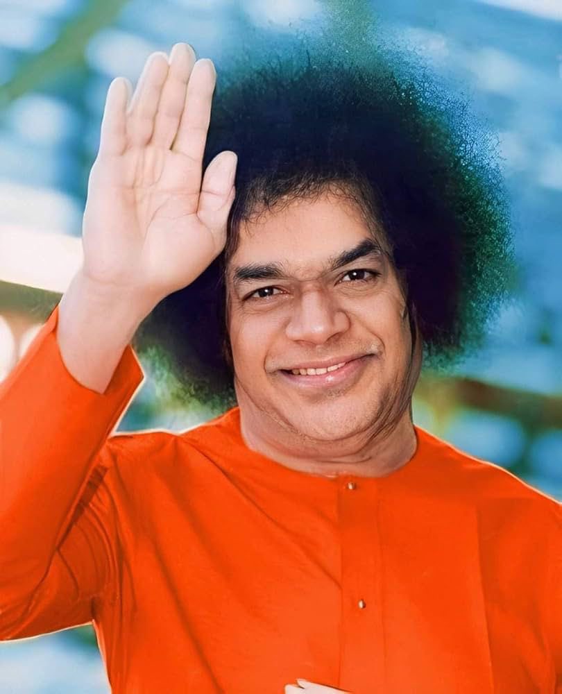 vishwananda's tweet photo. Many people have heard about Sri Satya Sai Baba, so much loving service to the world and divine miracles of this great Saint .He was born different from other children. His arrival in this world was preceded by a huge ball of blue light entering the womb of his mother. After this astonishing miracle, his mother fainted due to the great vision and then it was revealed to her that a great soul would soon take birth as her child. But as it often happens with great Saints, they are the least understood by those around them. The same was true for the young Sri Sathya Sai. His friends loved to sing Bhajans and listen to the glories he told them of God, but his family could not properly understand his shining divinity and deep devotion to God. His life becomes his service to Humanity  and his focus only on true love and compassion. And he never step away from his life, mission in spreading love to all and service to mankind’s . At the age of 14, he reveal his divine mission , soon the ashram of Puttaparti came into being. After that, each day, each moment with the great Saint was marked with miracles. Both external and internal. He gave countless visions of the Divine to devotees who were ready for such grace. So many devotees found what they were looking for due to his tireless efforts and endless mercy on them.  Miracles manifested continuously around him. Spontaneous. Innocent. Divine. Out of unconditional love. To show the great Eternal One and the temporary nature of human troubles. His work for humanity is his example of Devotion, compassion, care for the sick, the needy, and so much more. The work of a true Saint grows with and lives beyond his physical life. Because the true Saints are never bound to this world of five elements. They are an embodiment of that eternally effulgent light and love which is Sri Hari. I have fond memories of our meeting in several interviews which he grace me may his blessing be with all his  devotees which is celebrating his 100 years 
Wish everyone a blessed Sri Sathya Sai Baba Jayanti. As Baba used to say, “Love all and serve all. Love is life, so live in love.”