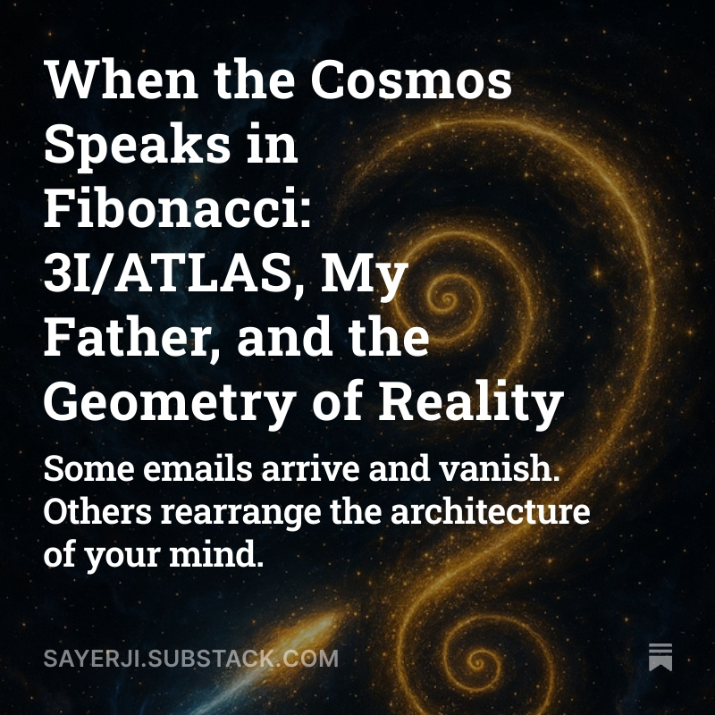 Most people think Fibonacci is just pretty math on shells and galaxies.

My father spent 50 years proving something deeper:

Fibonacci sequences are automatic. Mandatory. Pure algebra.

But the Golden Spiral—the efficient, growth-compatible curve that appears in nature over and