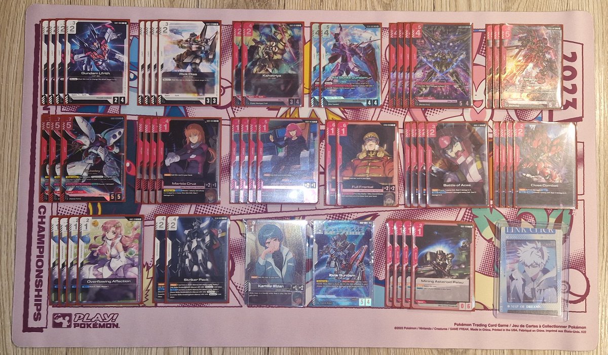 Won a Newtype Challenge with Red/White Ping. Very happy about this victory because it’s the only Newtype I could make. I really wanted the Zeta, it’s magnificent.
R1 : Blue/Purple ✅
R2 : Blue/White ✅
R3 : OYW Rush ✅
R4 : RW Ping ✅
#GCG #GUNDAMCARDGAME #ガンダムカードゲーム