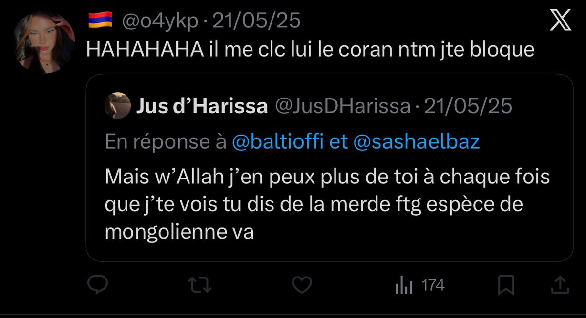 T4R0N_GH's tweet image. C’est un putin de turc derrière le compte , ca veut nous salir signalez sa mere la pute svp