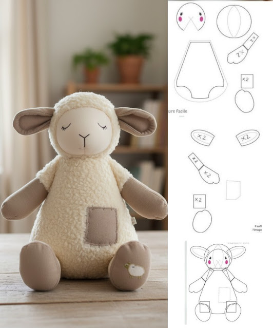 Cómo Hacer una Oveja de Peluche Suave y Mullida (Patrón Incluido) construccion-manualidades.com/2025/11/como-h…
#moldes #manualidad #manualidades