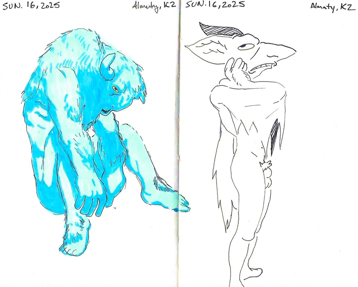eclops_'s tweet photo. 🦬🦇..❤️?

#art #sketch #yaoi #furryart #sketchbook https://t.co/pjfsSFzdbZ