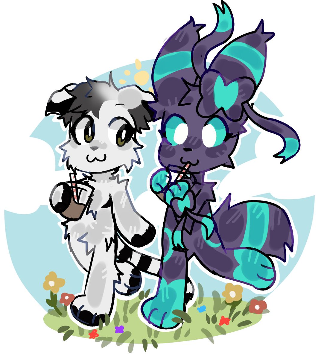 hangin out with this wurm thingy :> me and <a href="/TauCetiFold/">wurmo 🔜 LVFC</a> check them out they have a cute suit and neat stream!! drawn by <a href="/uovo_0/">❨･¨⬮</a> !! ❤️