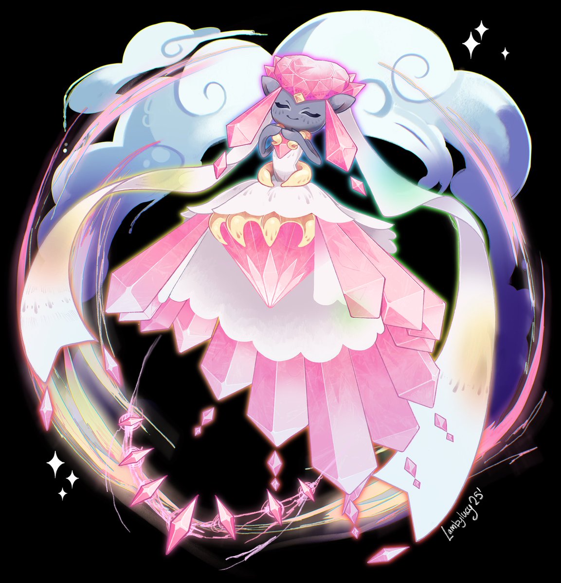 Mega Diancie - The Royal Pink Princess 

#Pokemon