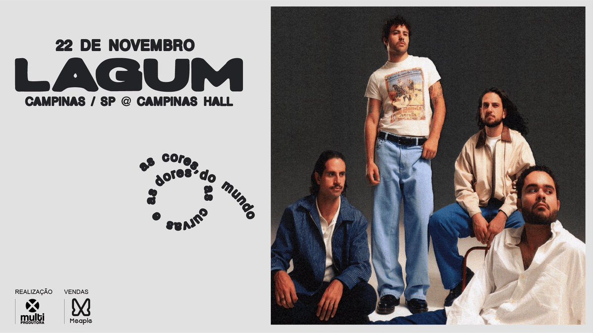 DOAÇÃO PARA O SHOW DA LAGUM HOJE (22/11) EM CAMPINAS

• Dar RT e FAV nesse tweet

• Seguir o ATL e <a href="/lagumland/">LAGUMLAND</a> aqui, no Instagram 

• Comentar aqui utilizando a hashtag #MeLevaATL

PRINTS NOS COMENTÁRIOS